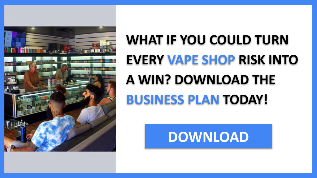 Business Plan Example for Vape Shop - Vape Shop SWOT Analysis- CTA1