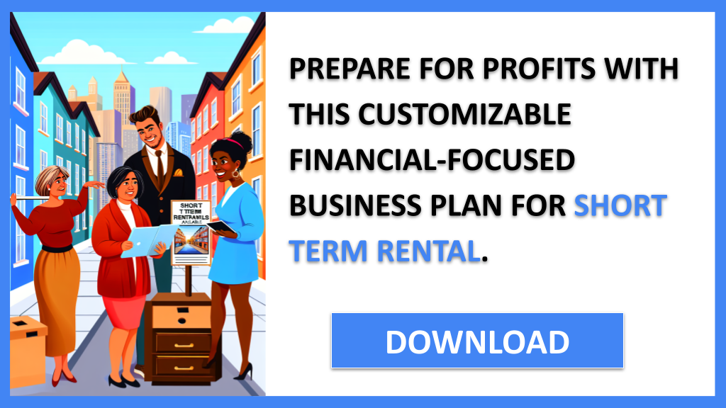 Business Plan Example for Short Term Rental - Short Term Rental Financial Plan- CTA3