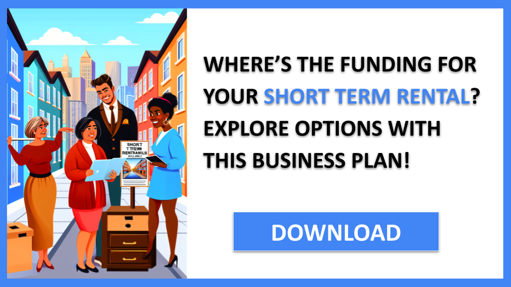 Business Plan Example for Short Term Rental - Short Term Rental Funding Options- CTA1