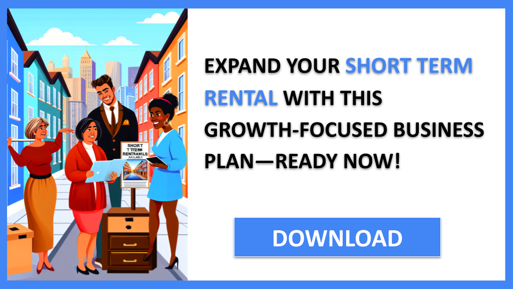 Business Plan Example for Short Term Rental - Short Term Rental Growth Strategy- CTA3