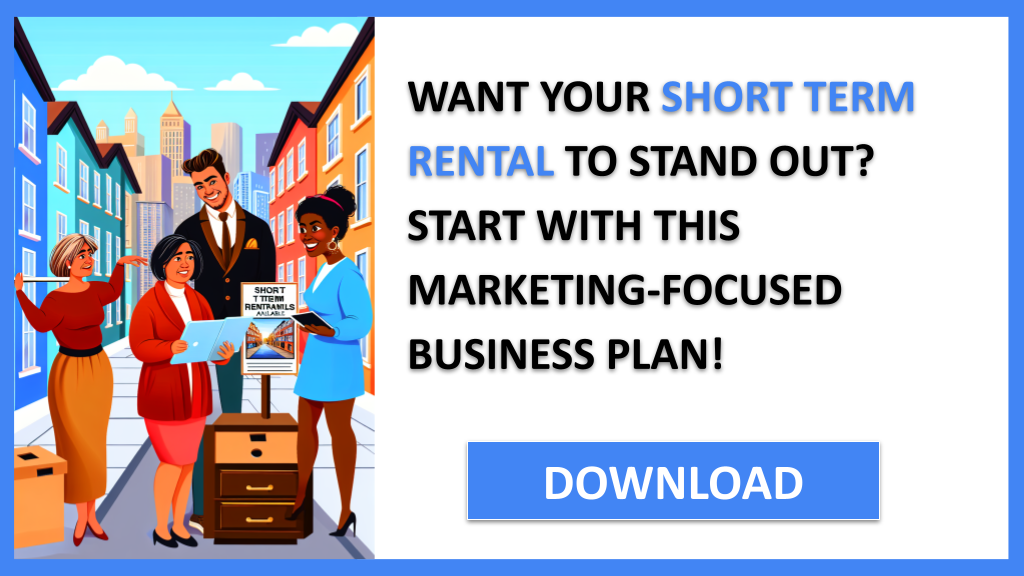Business Plan Example for Short Term Rental - Short Term Rental Marketing Plan- CTA1