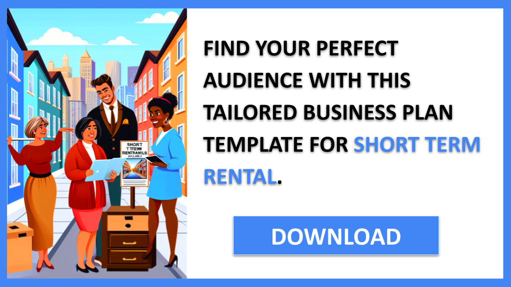 Business Plan Example for Short Term Rental - Short Term Rental Customer Segments- CTA2