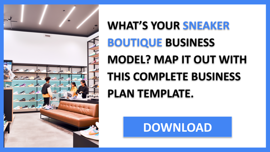 Business Plan Example for Sneaker Boutique - Sneaker Boutique Business Model Canvas- CTA1