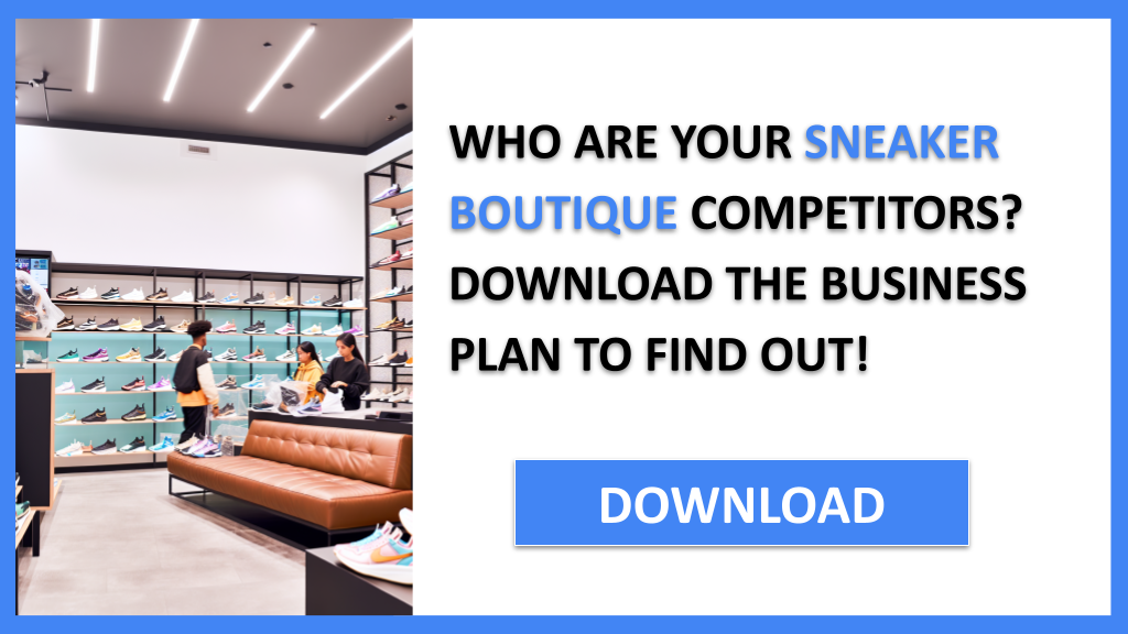 Business Plan Example for Sneaker Boutique - Sneaker Boutique Competition Study- CTA1