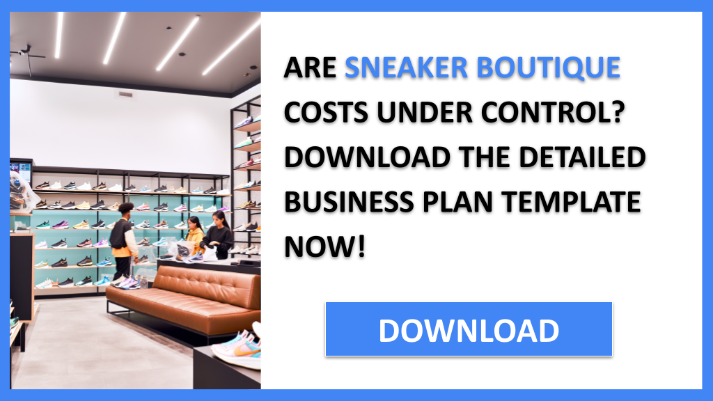 Business Plan Example for Sneaker Boutique - Sneaker Boutique Costs- CTA1