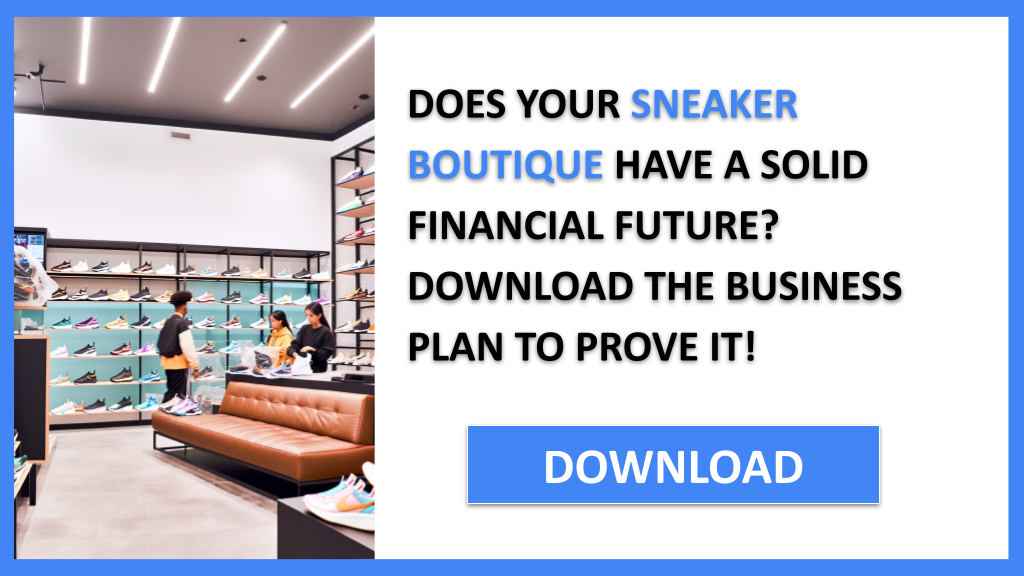 Business Plan Example for Sneaker Boutique - Sneaker Boutique Financial Plan- CTA1