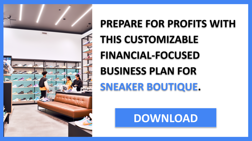 Business Plan Example for Sneaker Boutique - Sneaker Boutique Financial Plan- CTA3