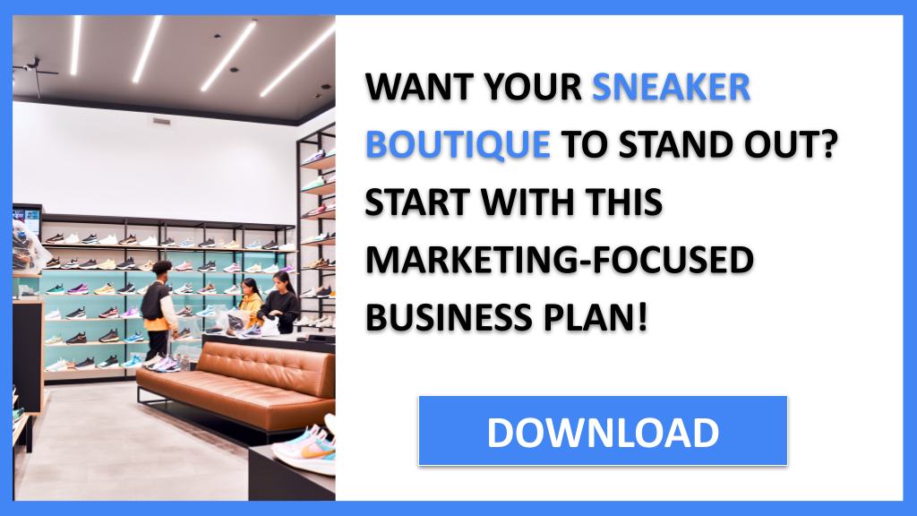 Business Plan Example for Sneaker Boutique - Sneaker Boutique Marketing Plan- CTA1