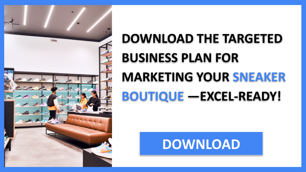 Business Plan Example for Sneaker Boutique - Sneaker Boutique Marketing Plan- CTA2