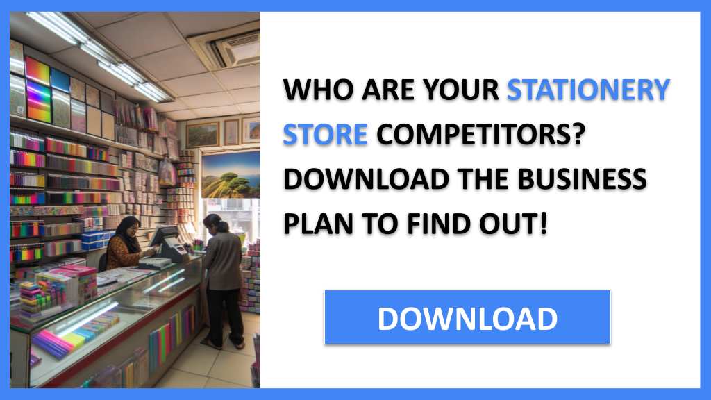 Business Plan Example for Stationery Store - Stationery Store Competition Study- CTA1