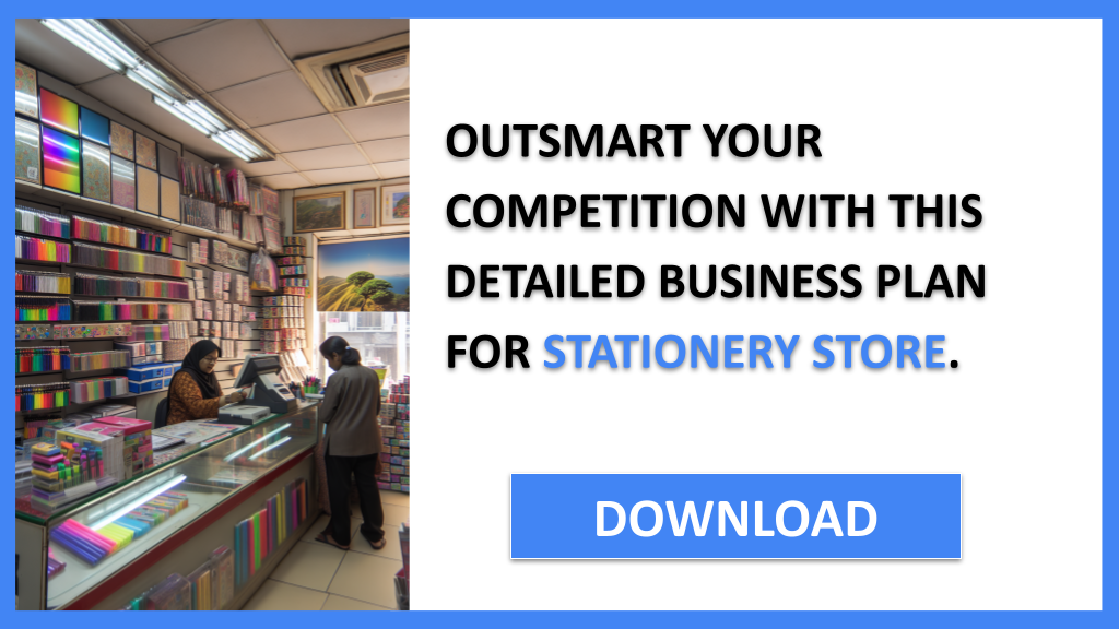 Business Plan Example for Stationery Store - Stationery Store Competition Study- CTA3