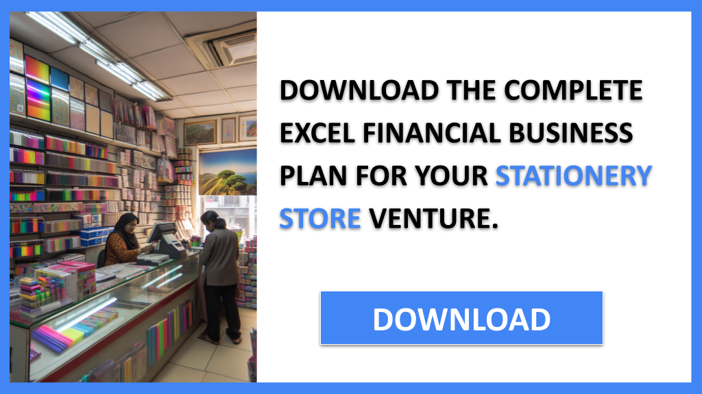 Business Plan Example for Stationery Store - Stationery Store Financial Plan- CTA2