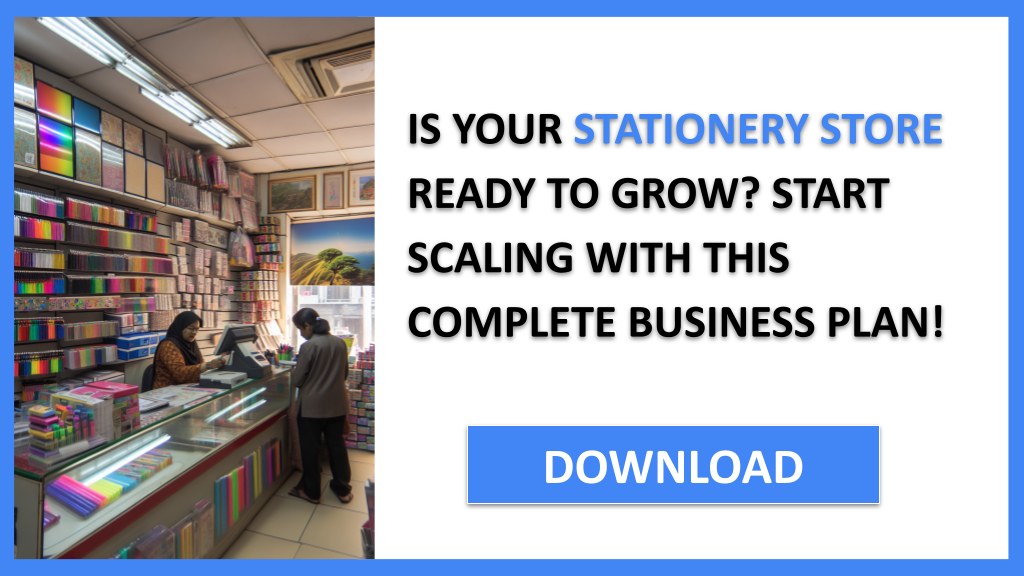 Business Plan Example for Stationery Store - Stationery Store Growth Strategy- CTA1