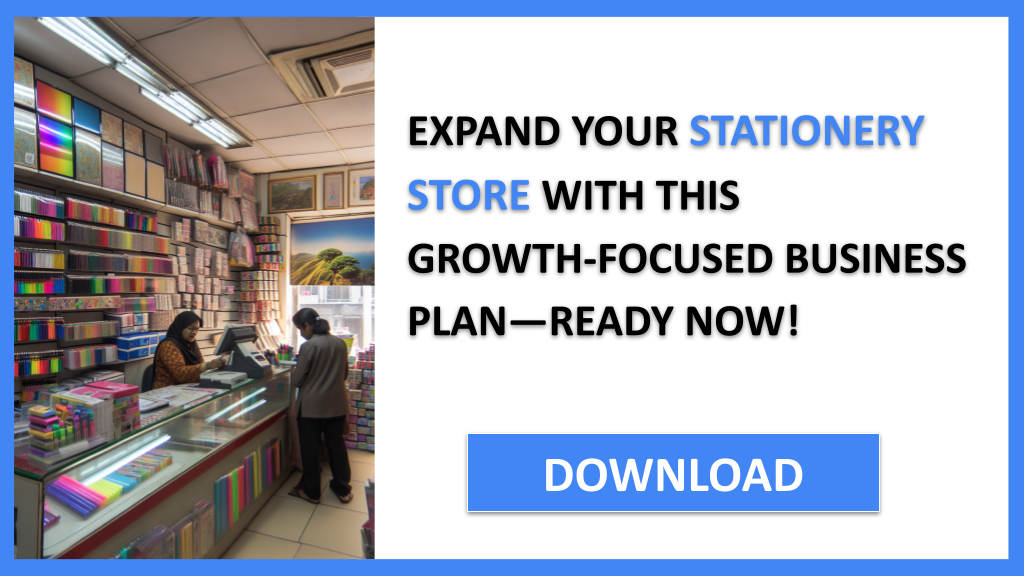 Business Plan Example for Stationery Store - Stationery Store Growth Strategy- CTA3