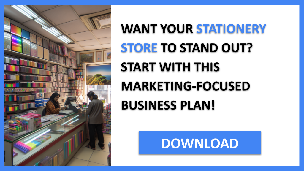 Business Plan Example for Stationery Store - Stationery Store Marketing Plan- CTA1