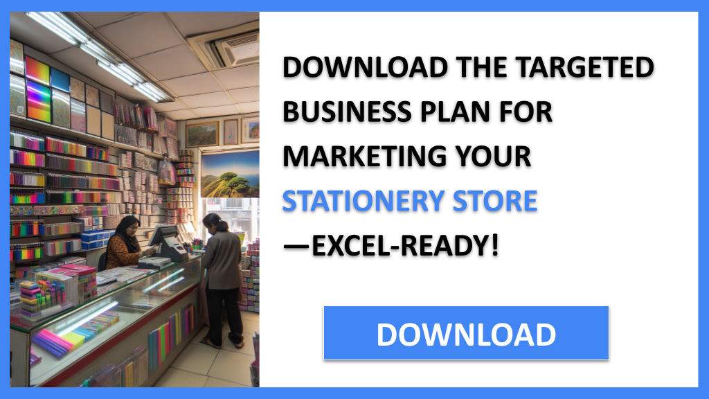 Business Plan Example for Stationery Store - Stationery Store Marketing Plan- CTA2