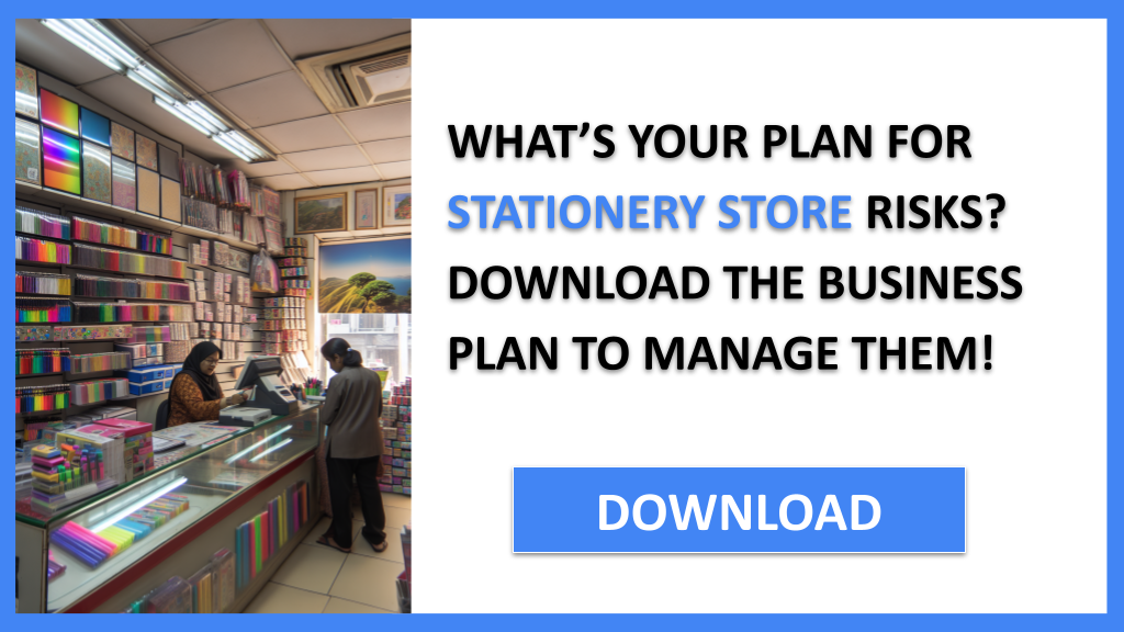 Business Plan Example for Stationery Store - Stationery Store Risk Management- CTA1