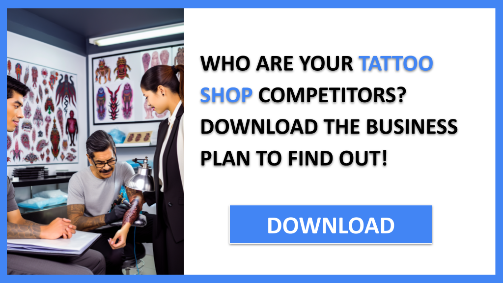 Business Plan Example for Tattoo Shop - Tattoo Shop Competition Study- CTA1