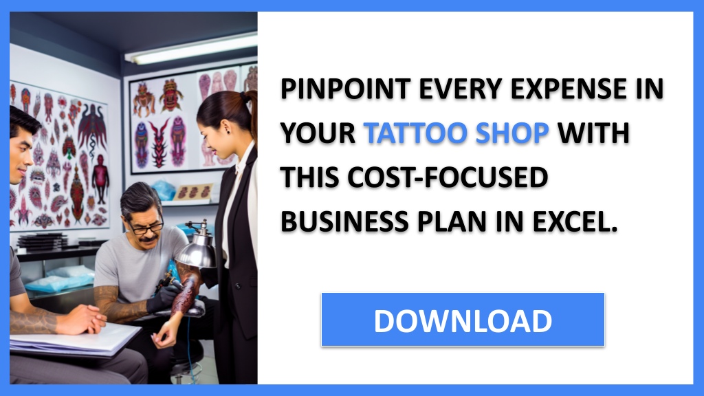 Business Plan Example for Tattoo Shop - Tattoo Shop Costs- CTA2