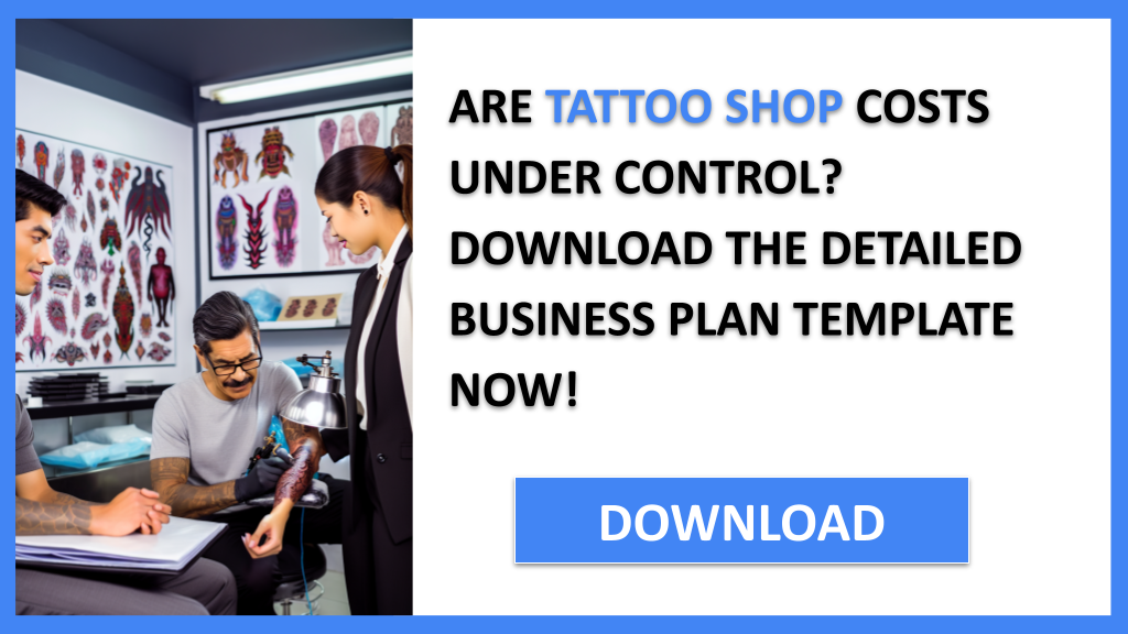 Business Plan Example for Tattoo Shop - Tattoo Shop Costs- CTA1
