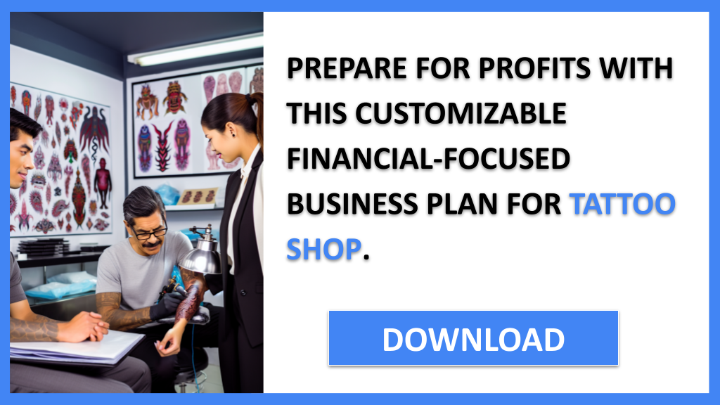 Business Plan Example for Tattoo Shop - Tattoo Shop Financial Plan- CTA3