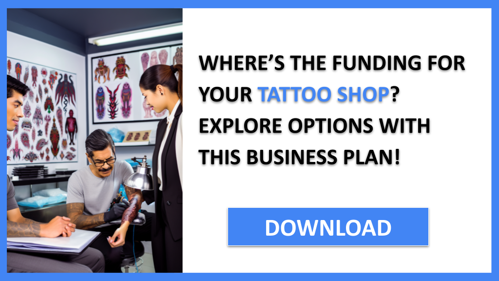 Business Plan Example for Tattoo Shop - Tattoo Shop Funding Options- CTA1