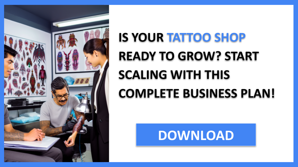 Business Plan Example for Tattoo Shop - Tattoo Shop Growth Strategy- CTA1