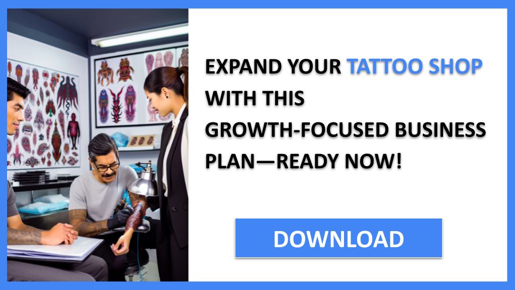 Business Plan Example for Tattoo Shop - Tattoo Shop Growth Strategy- CTA3