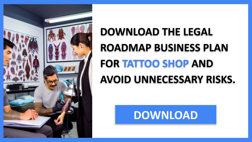 Business Plan Example for Tattoo Shop - Tattoo Shop Legal Considerations- CTA2