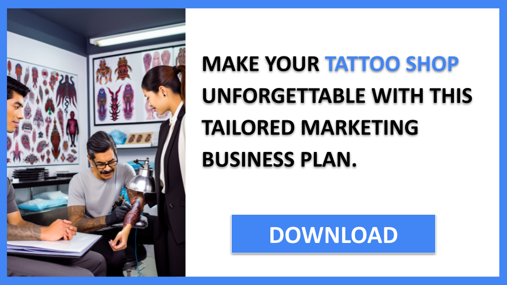 Business Plan Example for Tattoo Shop - Tattoo Shop Marketing Plan- CTA3