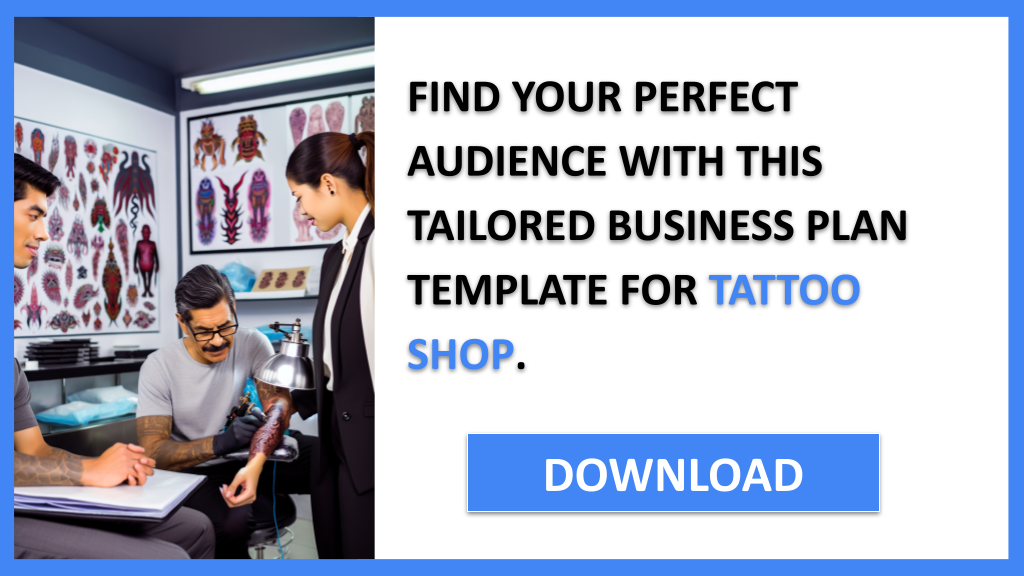 Business Plan Example for Tattoo Shop - Tattoo Shop Customer Segments- CTA2