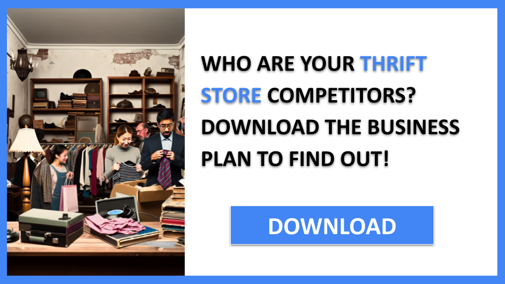 Business Plan Example for Thrift Store - Thrift Store Competition Study- CTA1