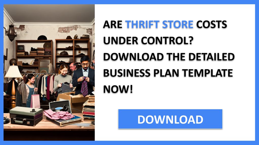 Business Plan Example for Thrift Store - Thrift Store Costs- CTA1