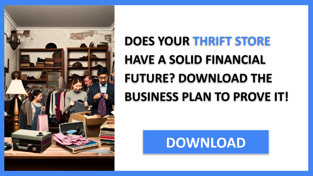 Business Plan Example for Thrift Store - Thrift Store Financial Plan- CTA1
