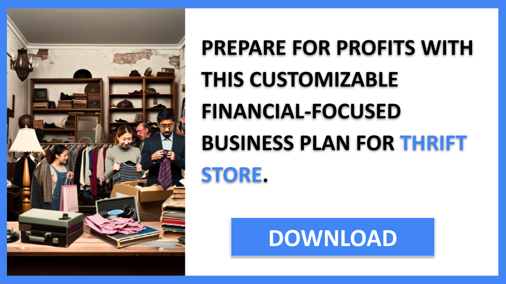 Business Plan Example for Thrift Store - Thrift Store Financial Plan- CTA3
