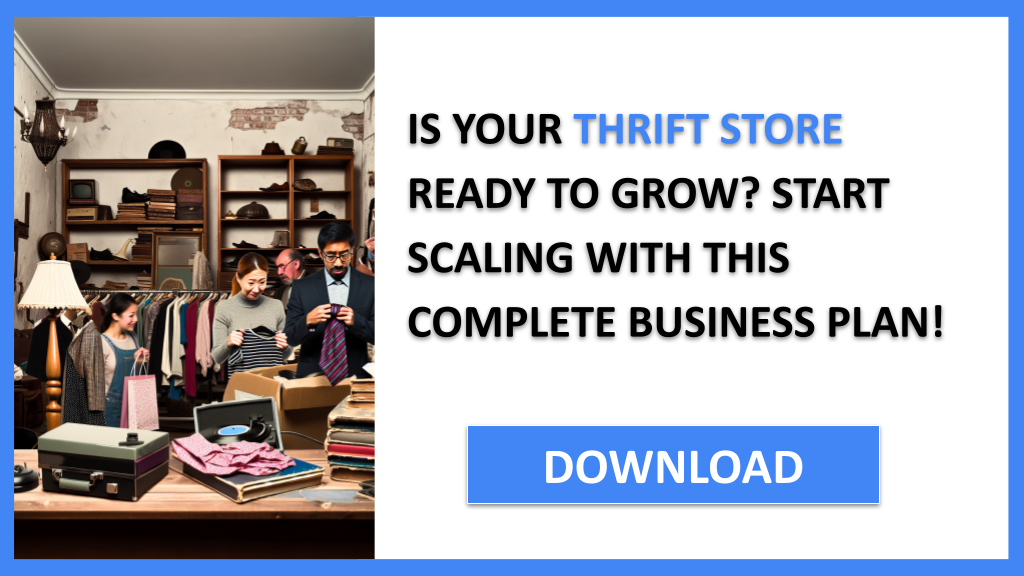 Business Plan Example for Thrift Store - Thrift Store Growth Strategy- CTA1