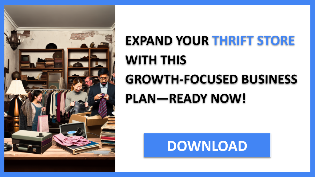 Business Plan Example for Thrift Store - Thrift Store Growth Strategy- CTA3