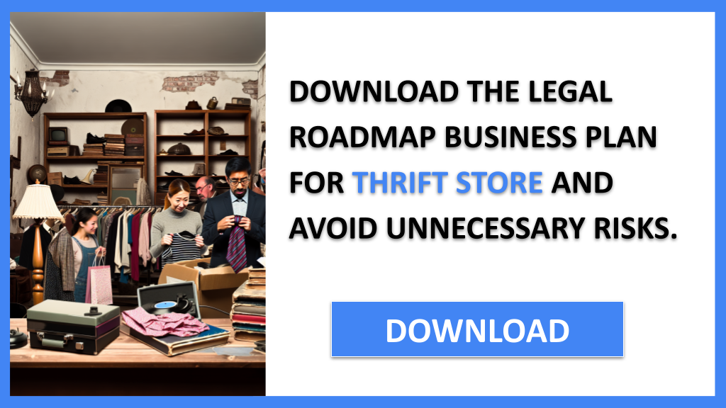 Business Plan Example for Thrift Store - Thrift Store Legal Considerations- CTA2