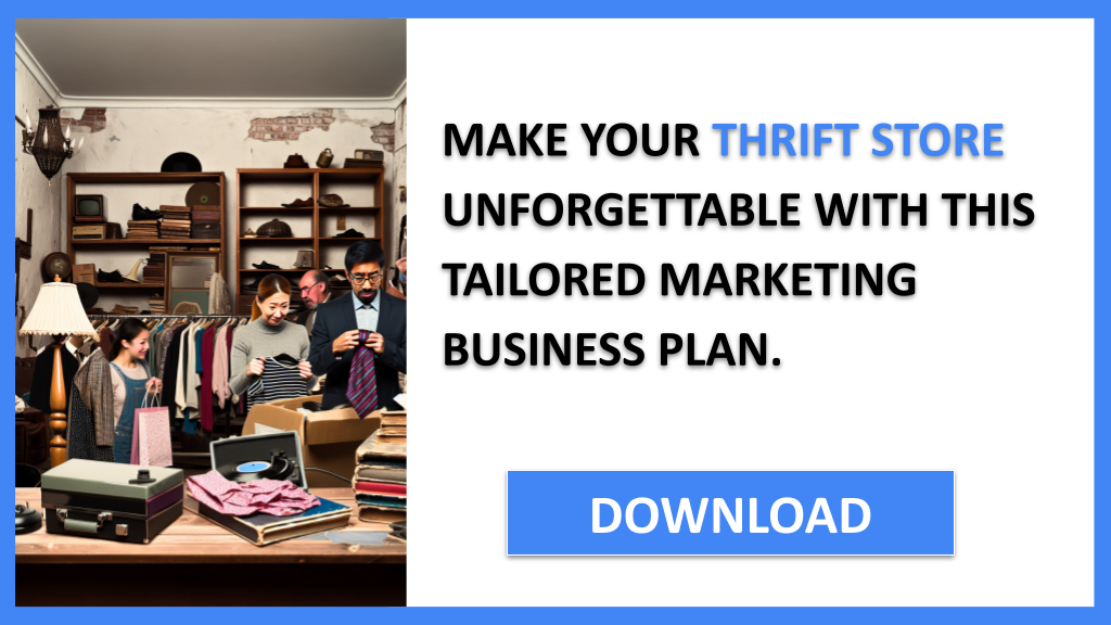 Business Plan Example for Thrift Store - Thrift Store Marketing Plan- CTA3