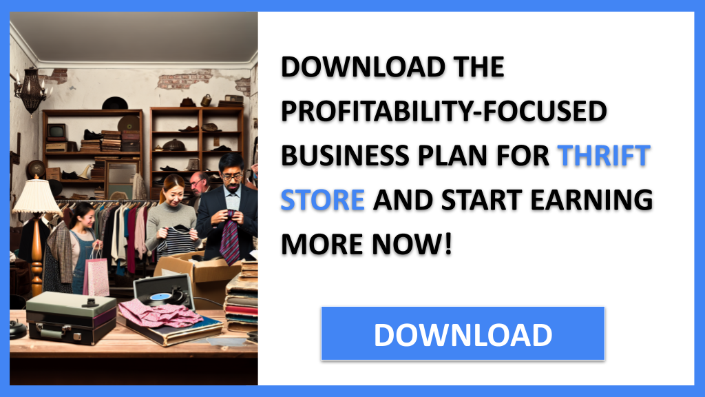 Business Plan Example for Thrift Store - Thrift Store Profitability- CTA3