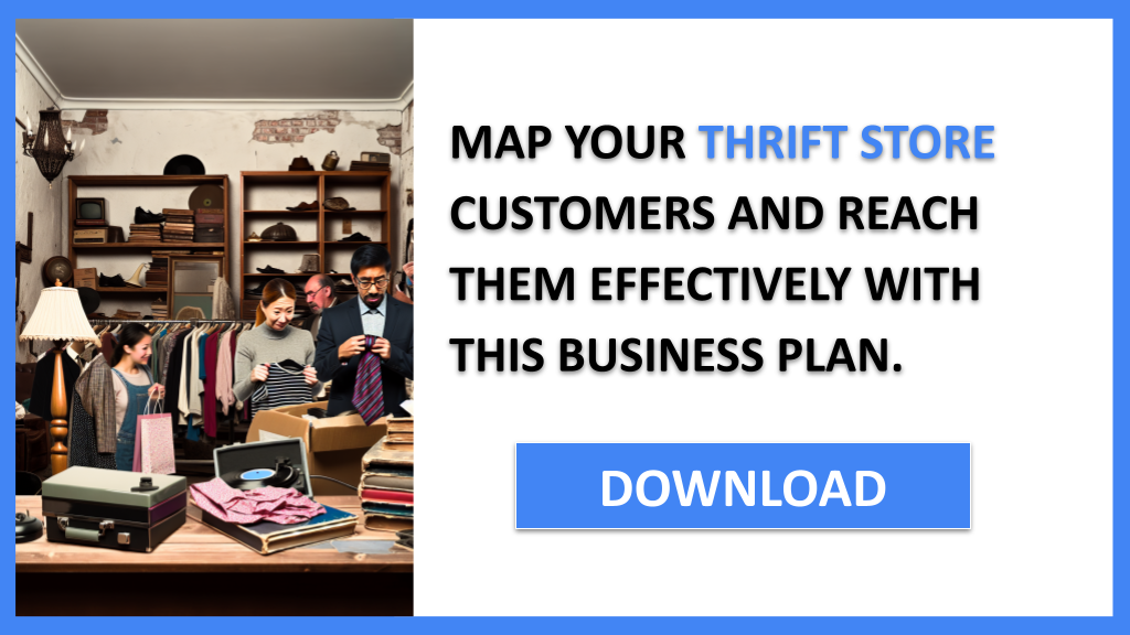 Business Plan Example for Thrift Store - Thrift Store Customer Segments- CTA3