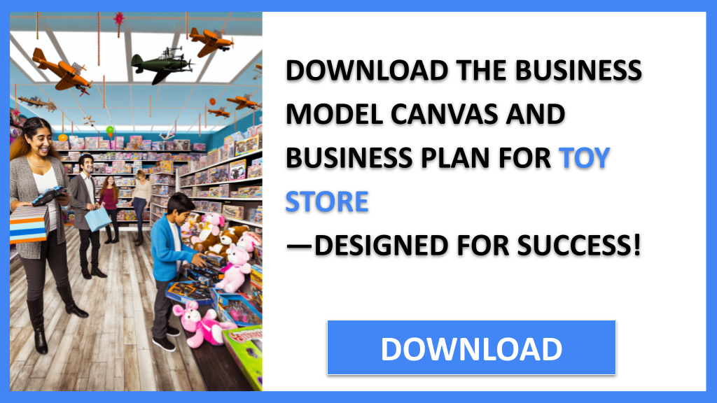 Business Plan Example for Toy Store - Toy Store Business Model Canvas- CTA2