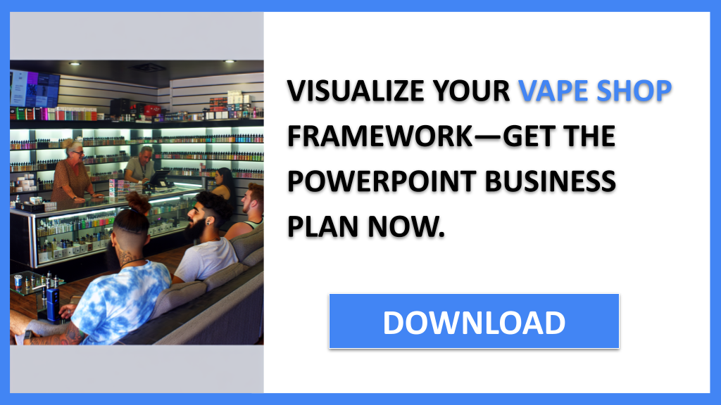 Business Plan Example for Vape Shop - Vape Shop Business Model Canvas- CTA3