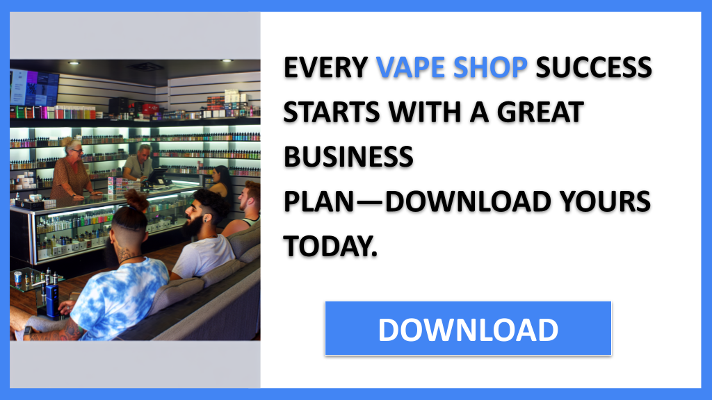 Business Plan Example for Vape Shop - Vape Shop Business Plan- CTA1