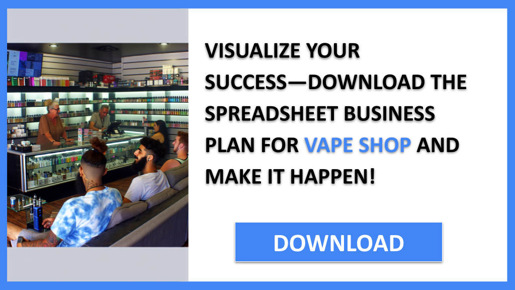 Business Plan Example for Vape Shop - Vape Shop Business Plan- CTA3