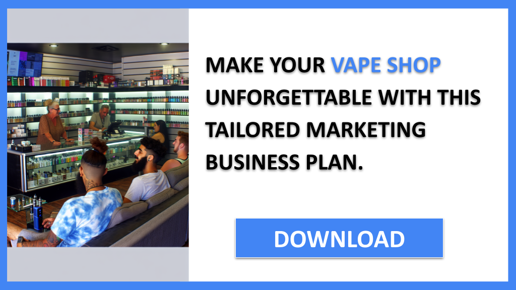Business Plan Example for Vape Shop - Vape Shop Marketing Plan- CTA3