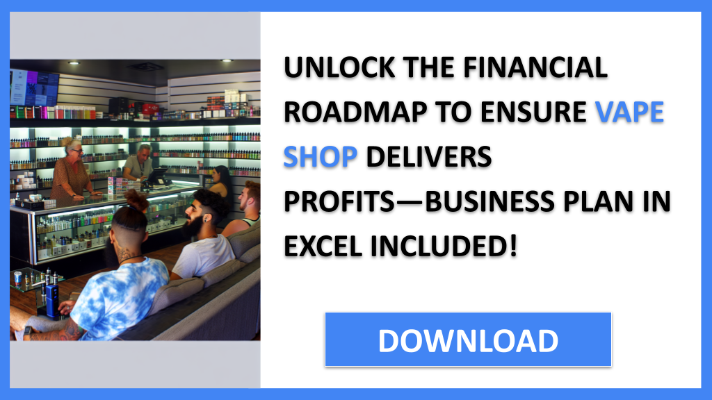 Business Plan Example for Vape Shop - Vape Shop Profitability- CTA2