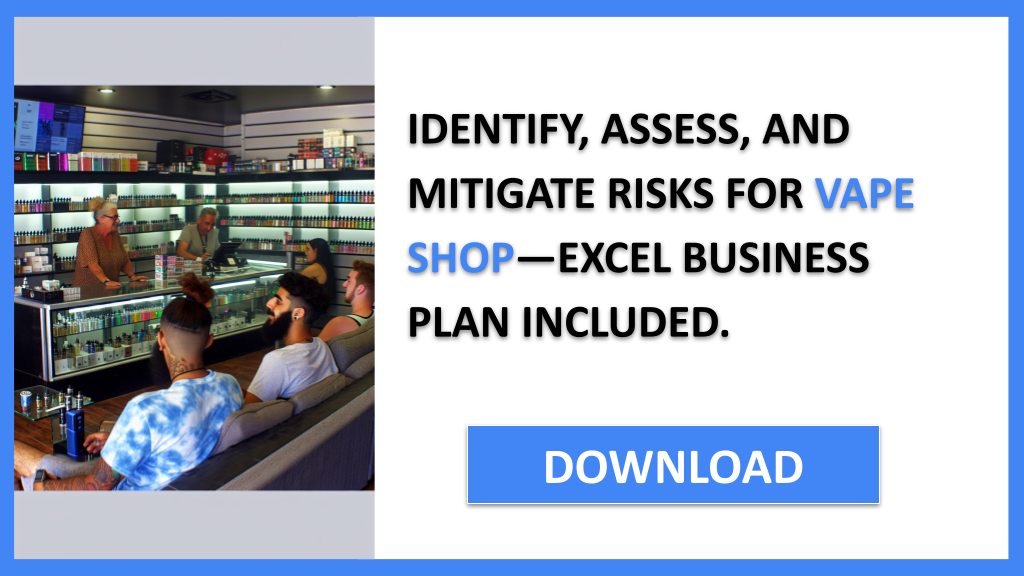 Business Plan Example for Vape Shop - Vape Shop Risk Management- CTA2