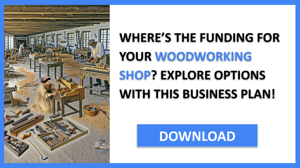 Business Plan Example for Woodworking Shop - Woodworking Shop Funding Options- CTA1