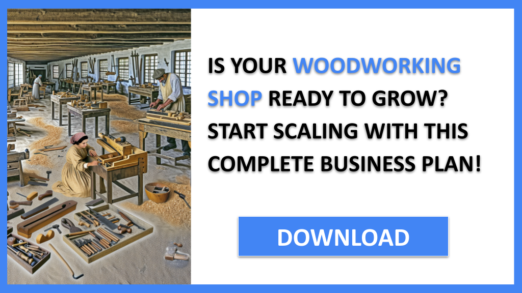 Business Plan Example for Woodworking Shop - Woodworking Shop Growth Strategy- CTA1